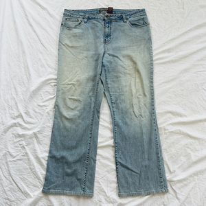 Sexy Plus Zana Di Stretch Light Wash Boot Embroidered Pocket Jeans Size 22